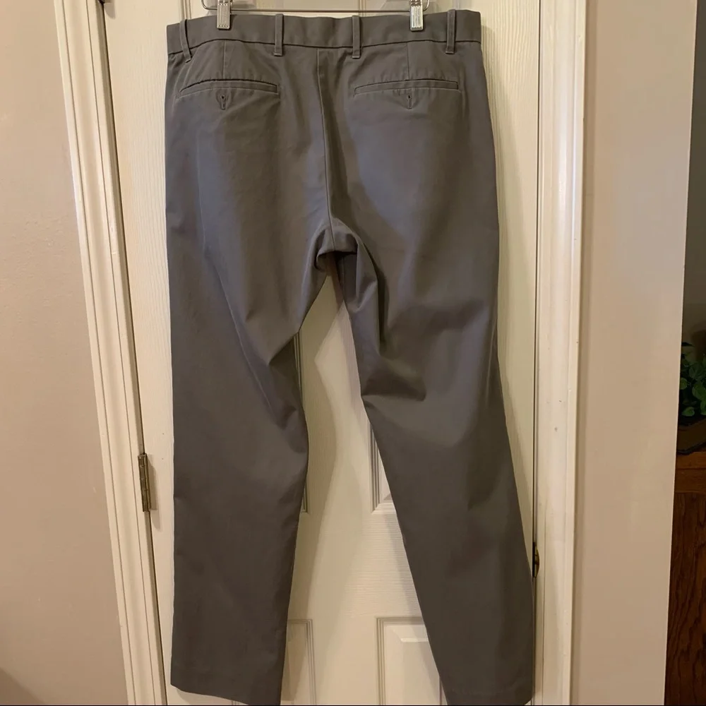 Gap Tailored Slim Fit Khakis, 34x32, gray,…